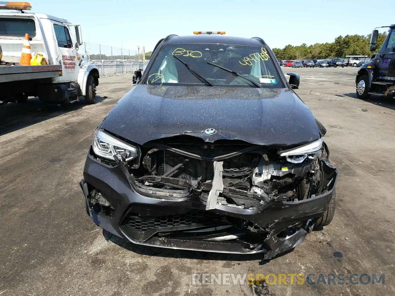 9 Фотография поврежденного автомобиля 5YMTS0C08L9B43971 BMW X3 M COMPE 2020
