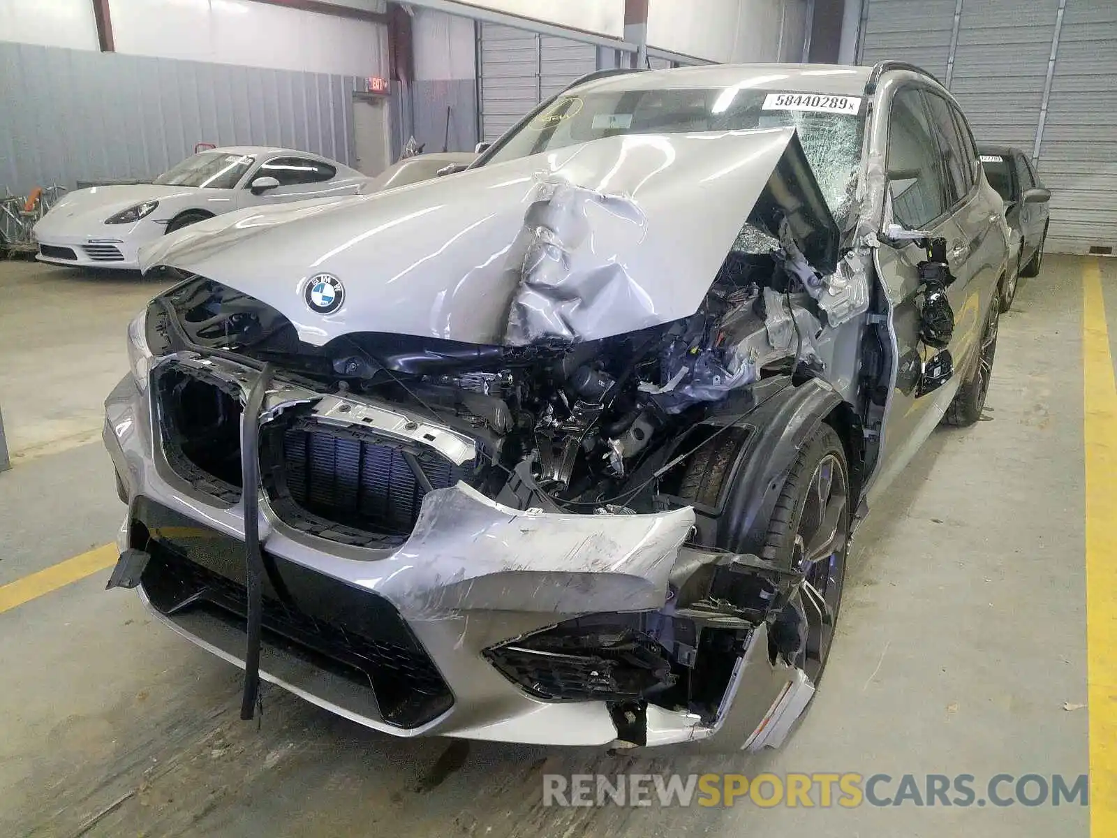 2 Photograph of a damaged car 5YMTS0C09LLA57832 BMW X3 M COMPE 2020