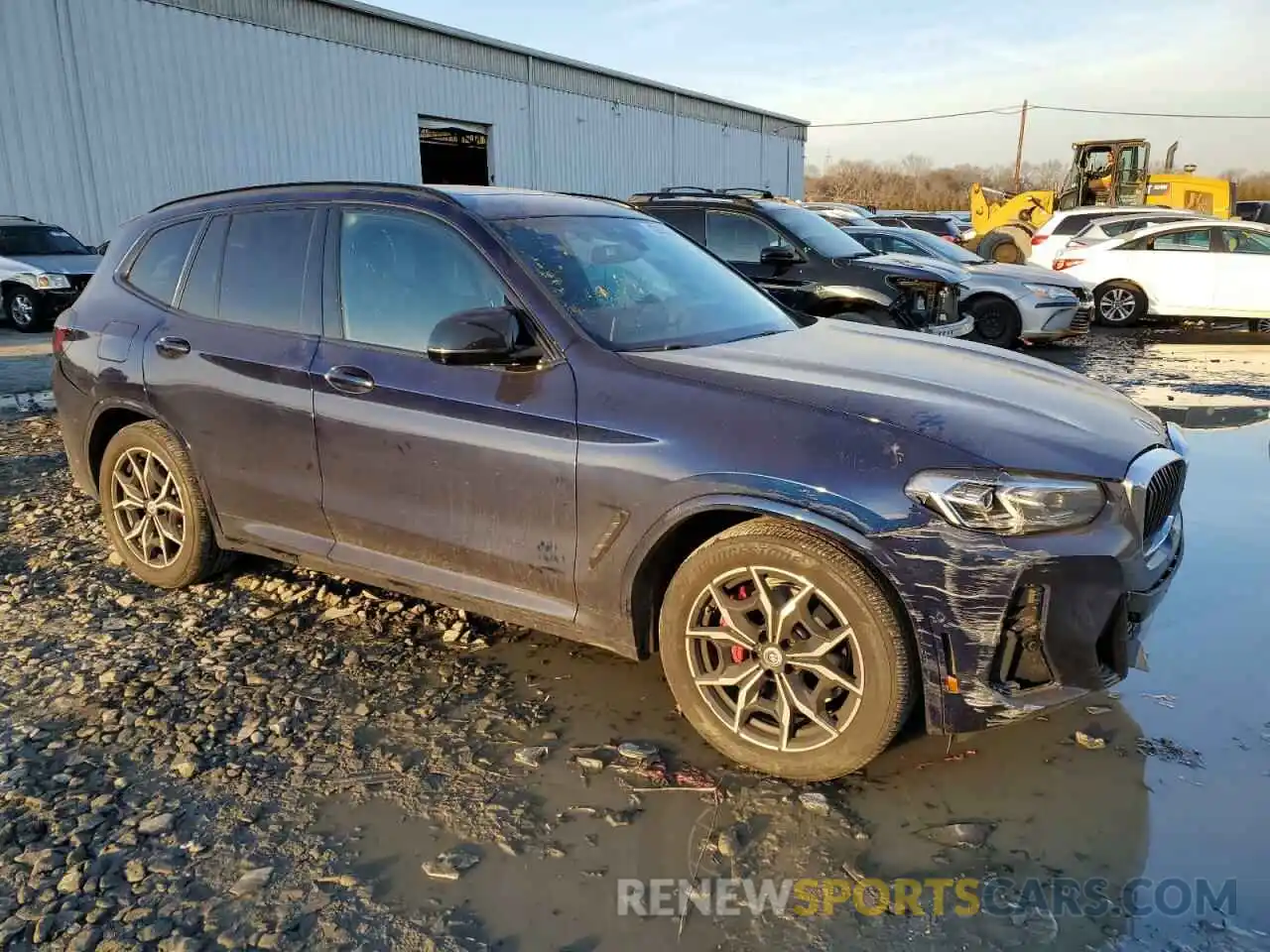 4 Фотография поврежденного автомобиля 5UX83DP04N9M78267 BMW X3 M40I 2022