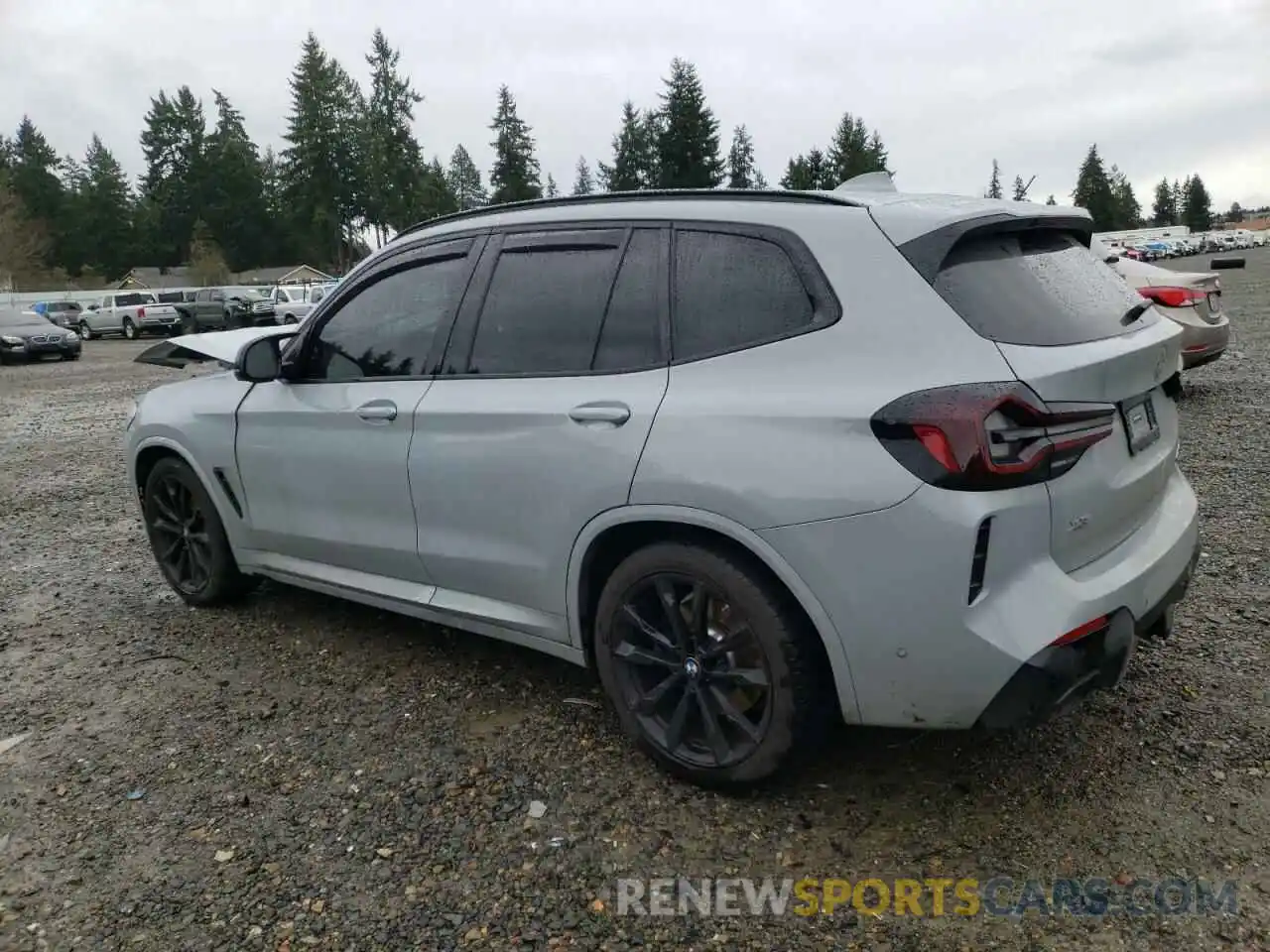 2 Photograph of a damaged car 5UX83DP06N9L79921 BMW X3 M40I 2022