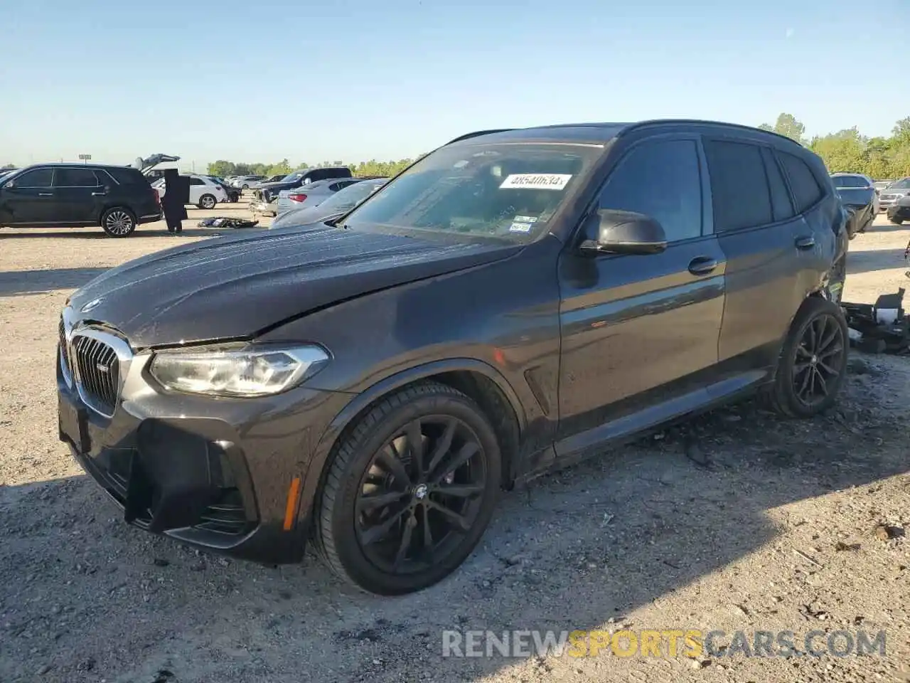 1 Photograph of a damaged car 5UX83DP02P9S97672 BMW X3 M40I 2023