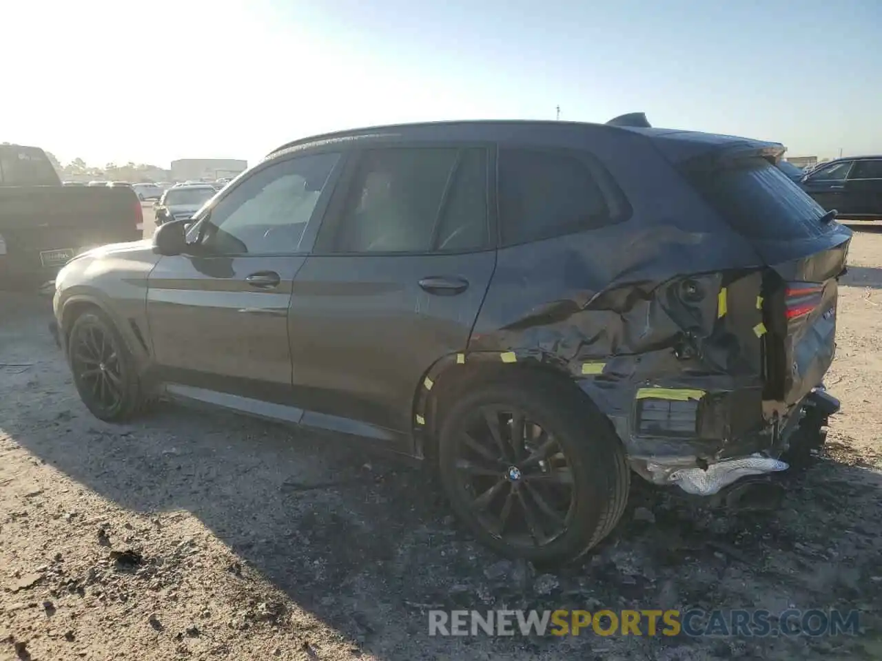 2 Photograph of a damaged car 5UX83DP02P9S97672 BMW X3 M40I 2023