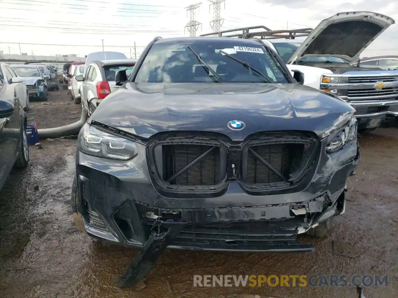 5 Фотография поврежденного автомобиля 5UX83DP03P9R81534 BMW X3 M40I 2023