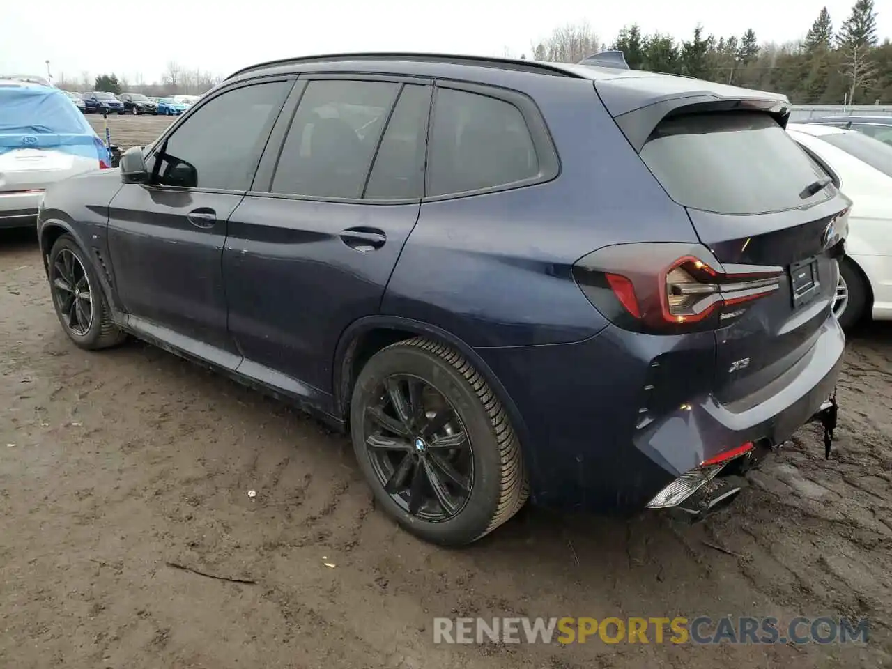 2 Фотография поврежденного автомобиля 5UX83DP03P9T08226 BMW X3 M40I 2023