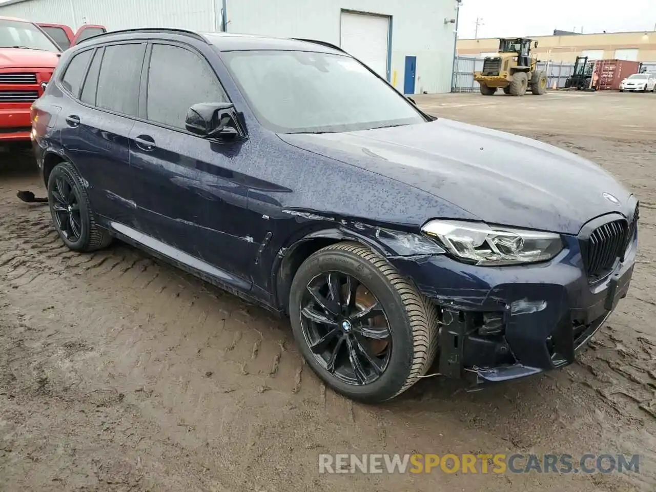 4 Photograph of a damaged car 5UX83DP03P9T08226 BMW X3 M40I 2023