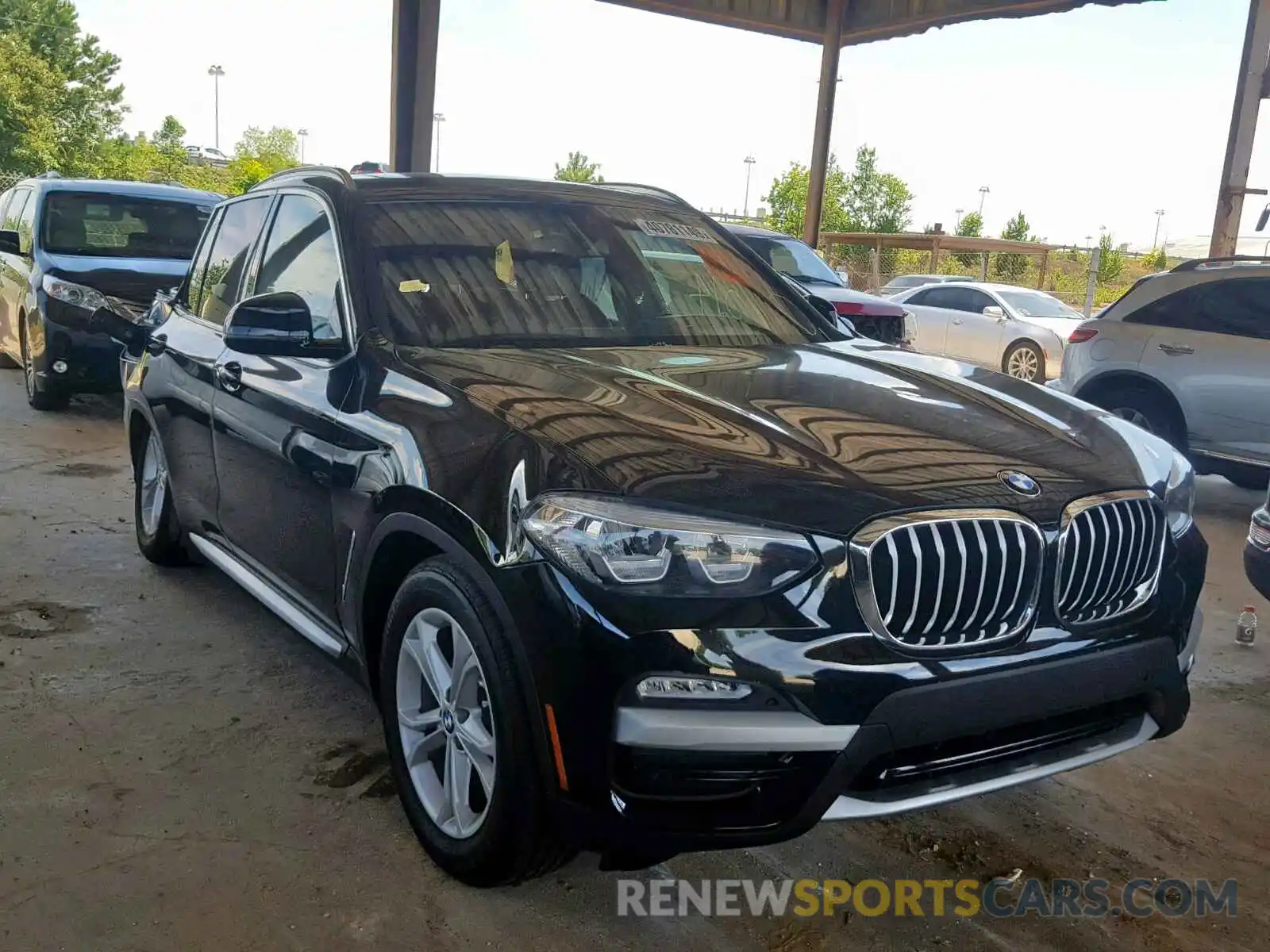 1 Photograph of a damaged car 5UXTR7C50KLR47638 BMW X3 SDRIVE3 2019