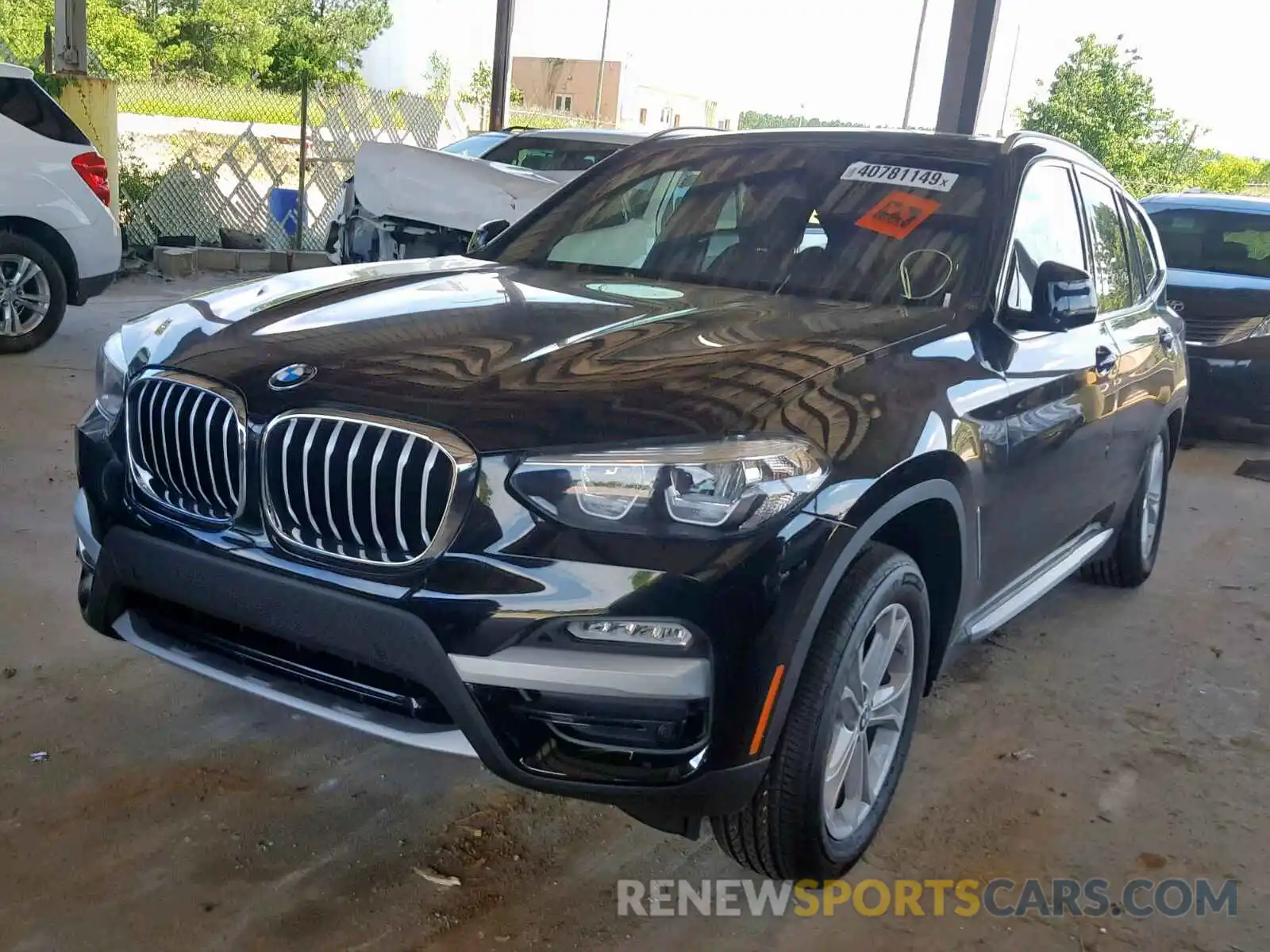 2 Photograph of a damaged car 5UXTR7C50KLR47638 BMW X3 SDRIVE3 2019