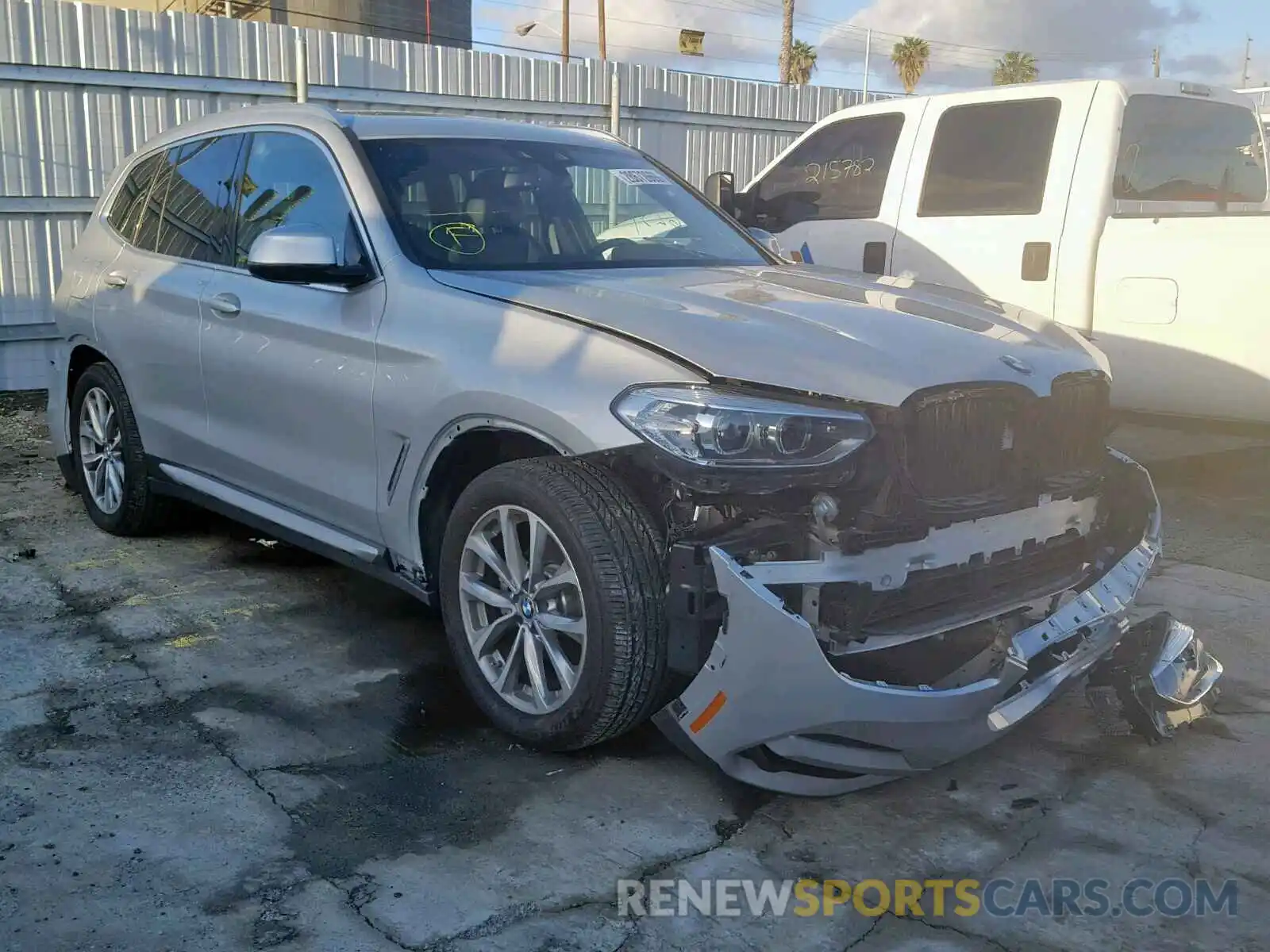 1 Photograph of a damaged car 5UXTR7C51KLA48595 BMW X3 SDRIVE3 2019