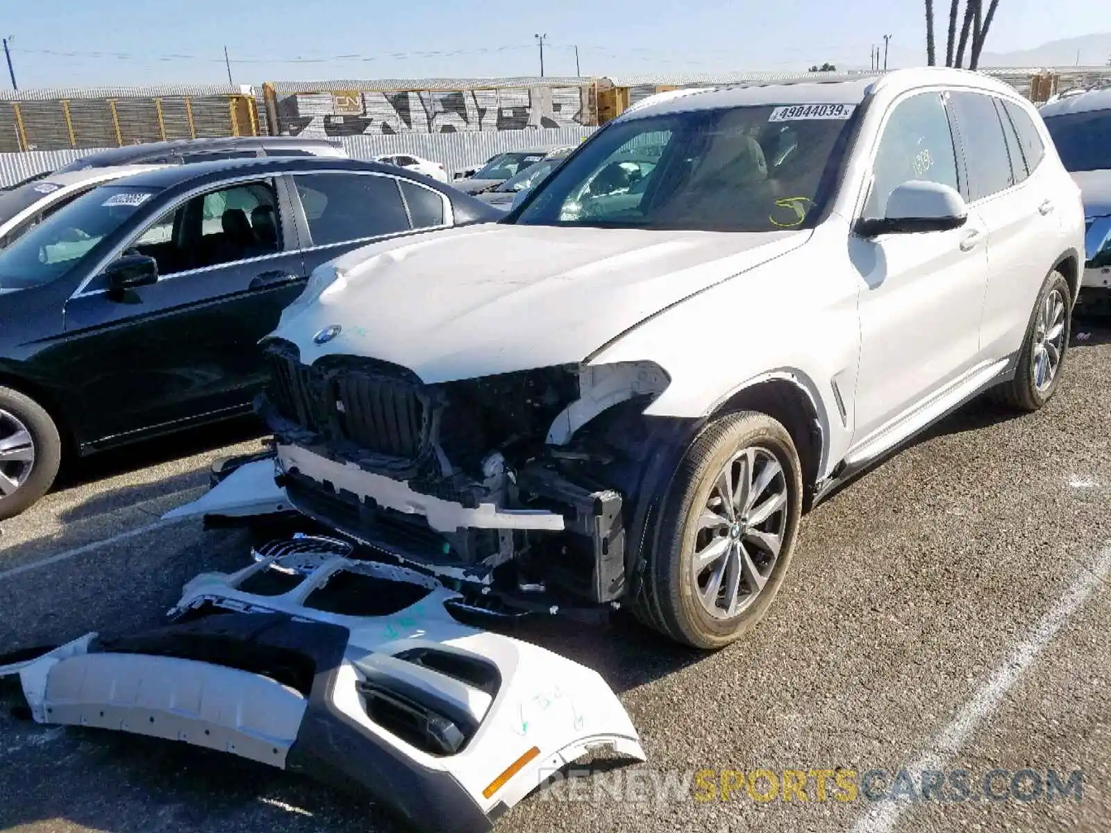 2 Фотография поврежденного автомобиля 5UXTR7C51KLE88204 BMW X3 SDRIVE3 2019