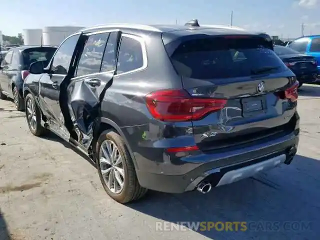 3 Photograph of a damaged car 5UXTR7C51KLE97839 BMW X3 SDRIVE3 2019