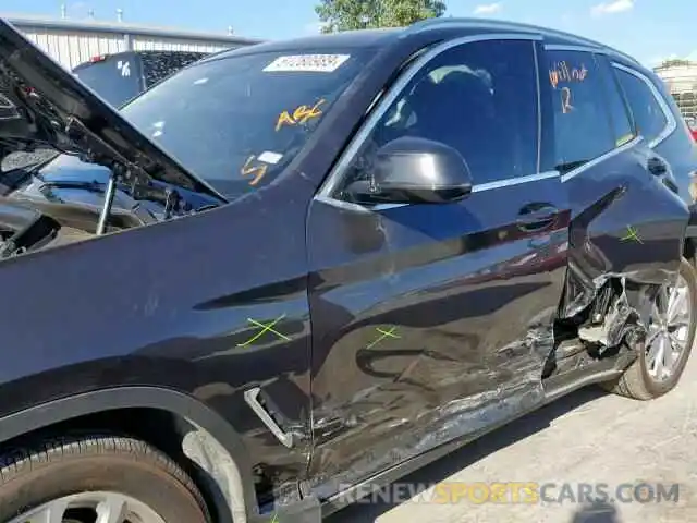 9 Photograph of a damaged car 5UXTR7C51KLE97839 BMW X3 SDRIVE3 2019