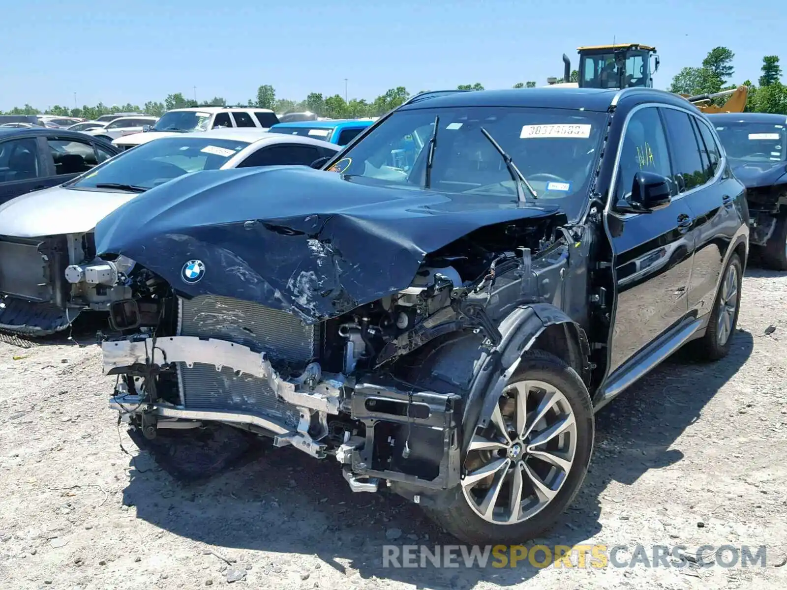 2 Photograph of a damaged car 5UXTR7C52KLE98529 BMW X3 SDRIVE3 2019