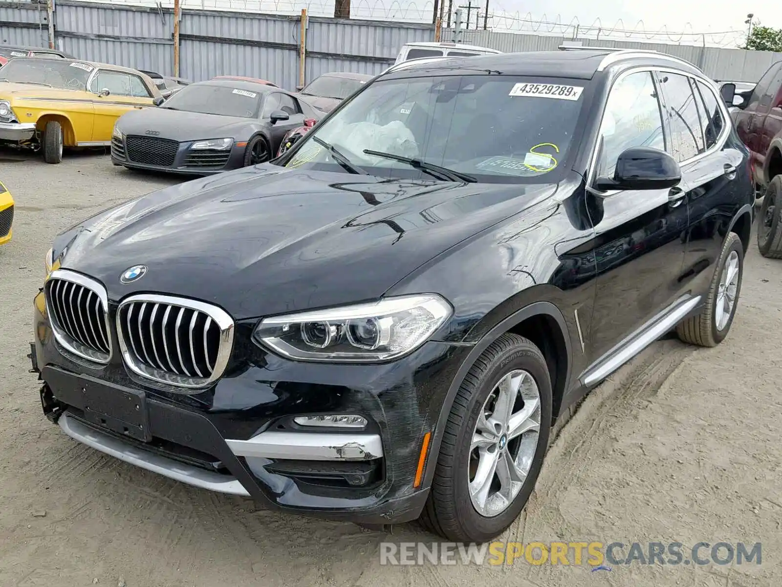 2 Photograph of a damaged car 5UXTR7C52KLR39878 BMW X3 SDRIVE3 2019