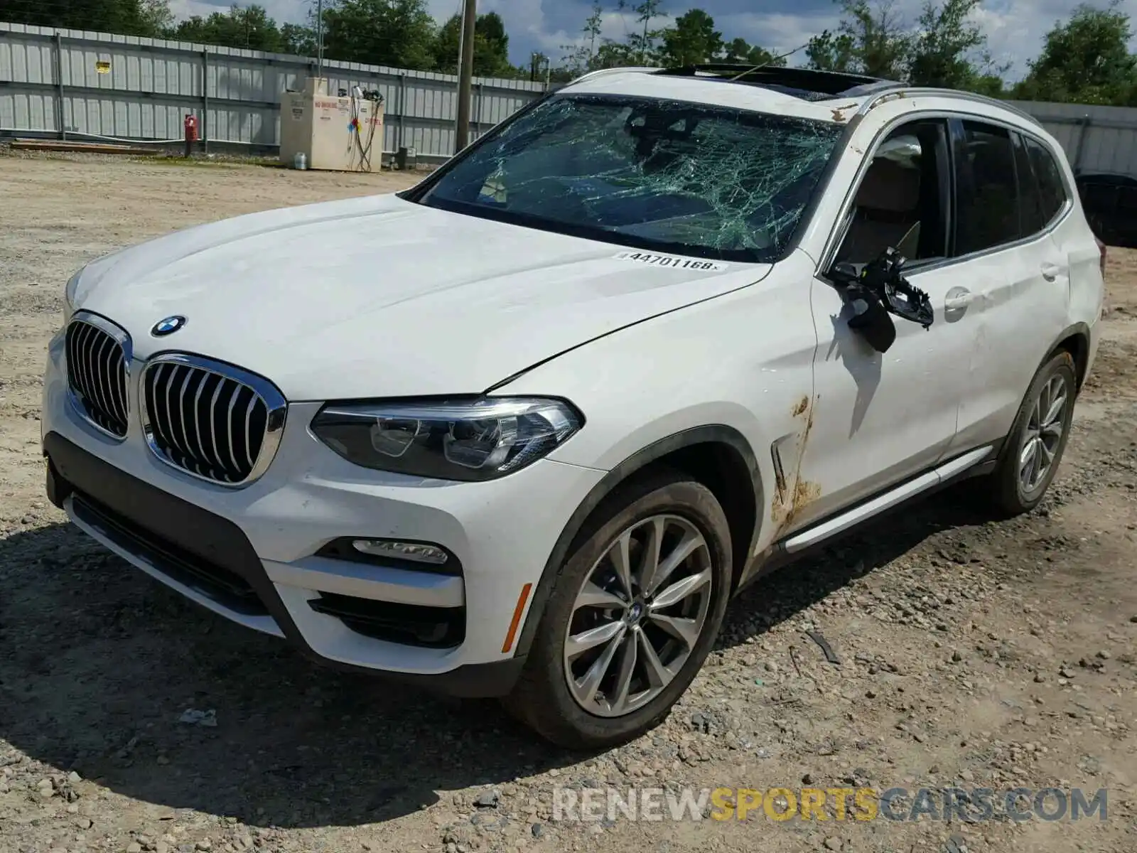 2 Photograph of a damaged car 5UXTR7C53KLF23583 BMW X3 SDRIVE3 2019