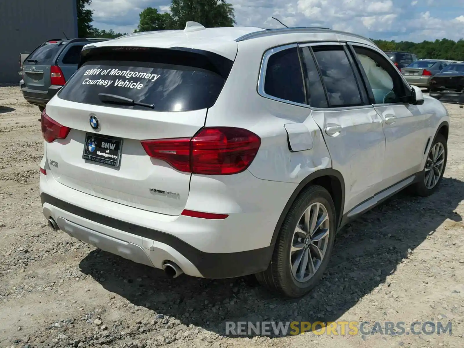 4 Фотография поврежденного автомобиля 5UXTR7C53KLF23583 BMW X3 SDRIVE3 2019