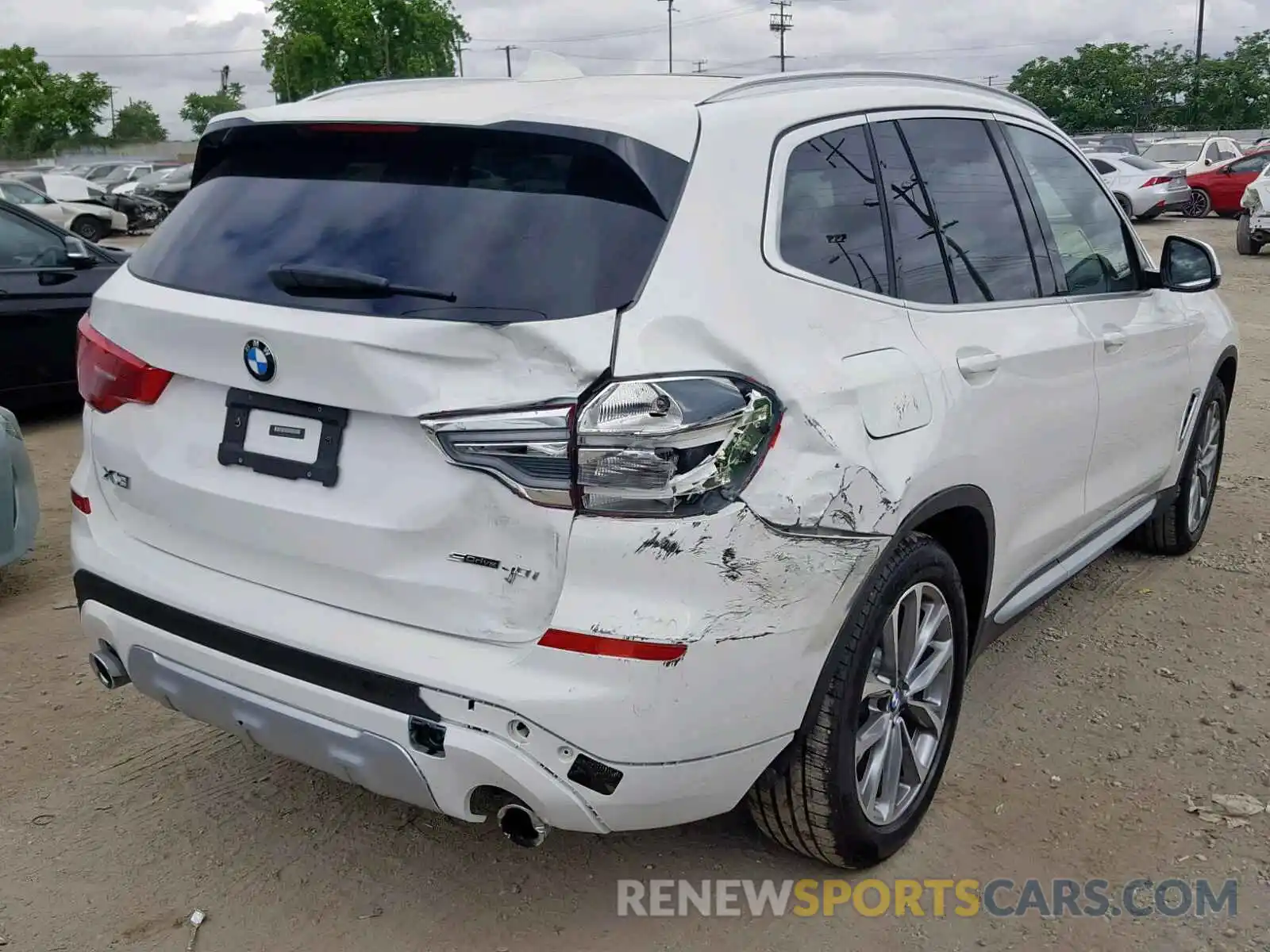 4 Фотография поврежденного автомобиля 5UXTR7C53KLF27536 BMW X3 SDRIVE3 2019