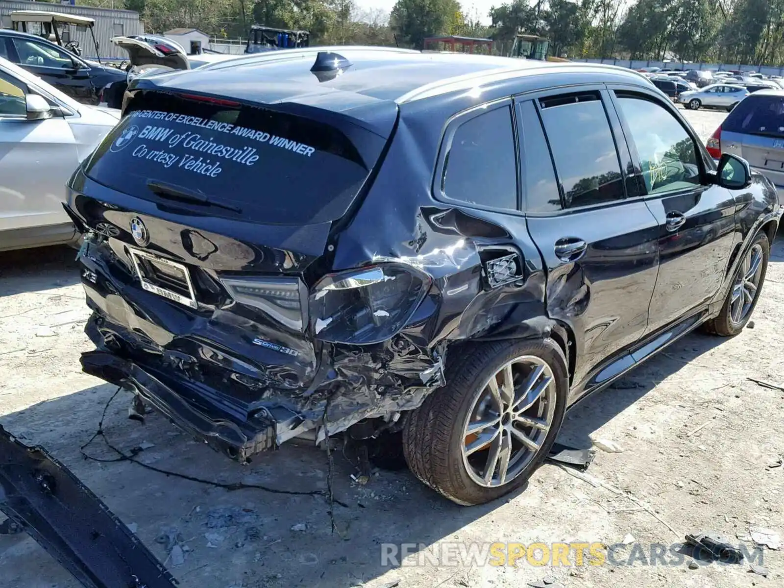 4 Фотография поврежденного автомобиля 5UXTR7C54KLE88942 BMW X3 SDRIVE3 2019