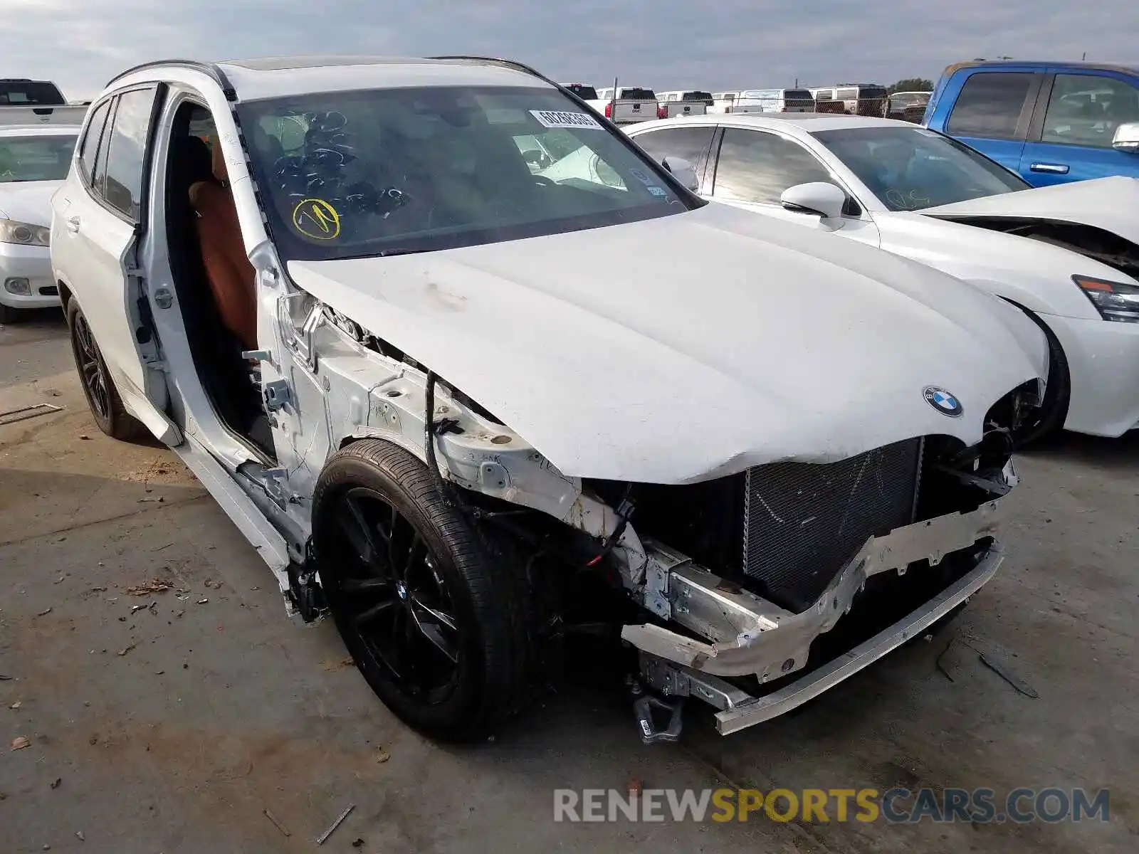 1 Photograph of a damaged car 5UXTR7C54KLF24547 BMW X3 SDRIVE3 2019