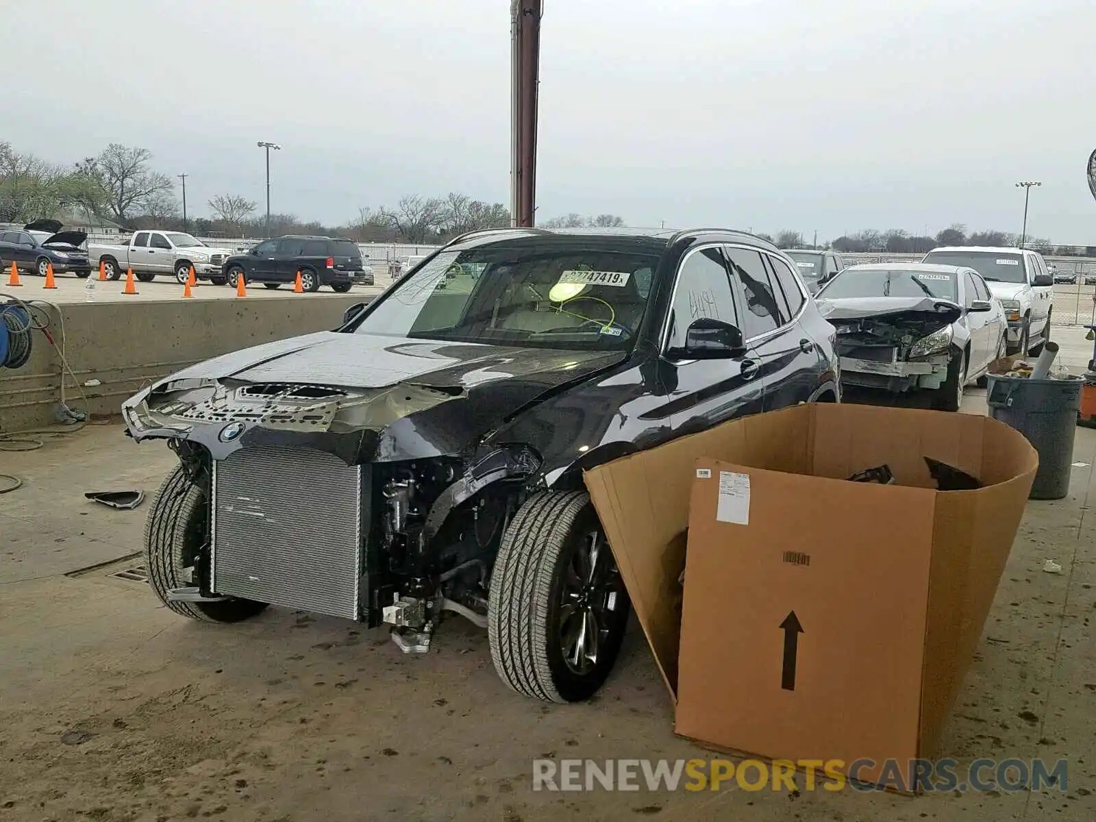 2 Photograph of a damaged car 5UXTR7C54KLF25438 BMW X3 SDRIVE3 2019