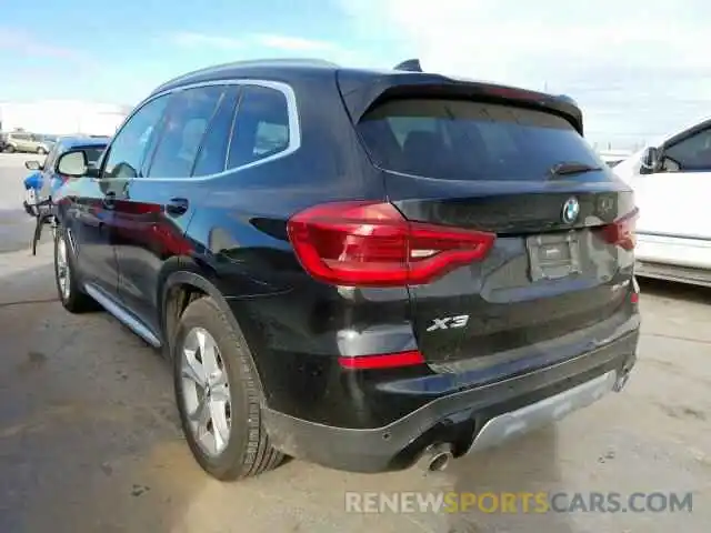 3 Photograph of a damaged car 5UXTR7C54KLR39591 BMW X3 SDRIVE3 2019