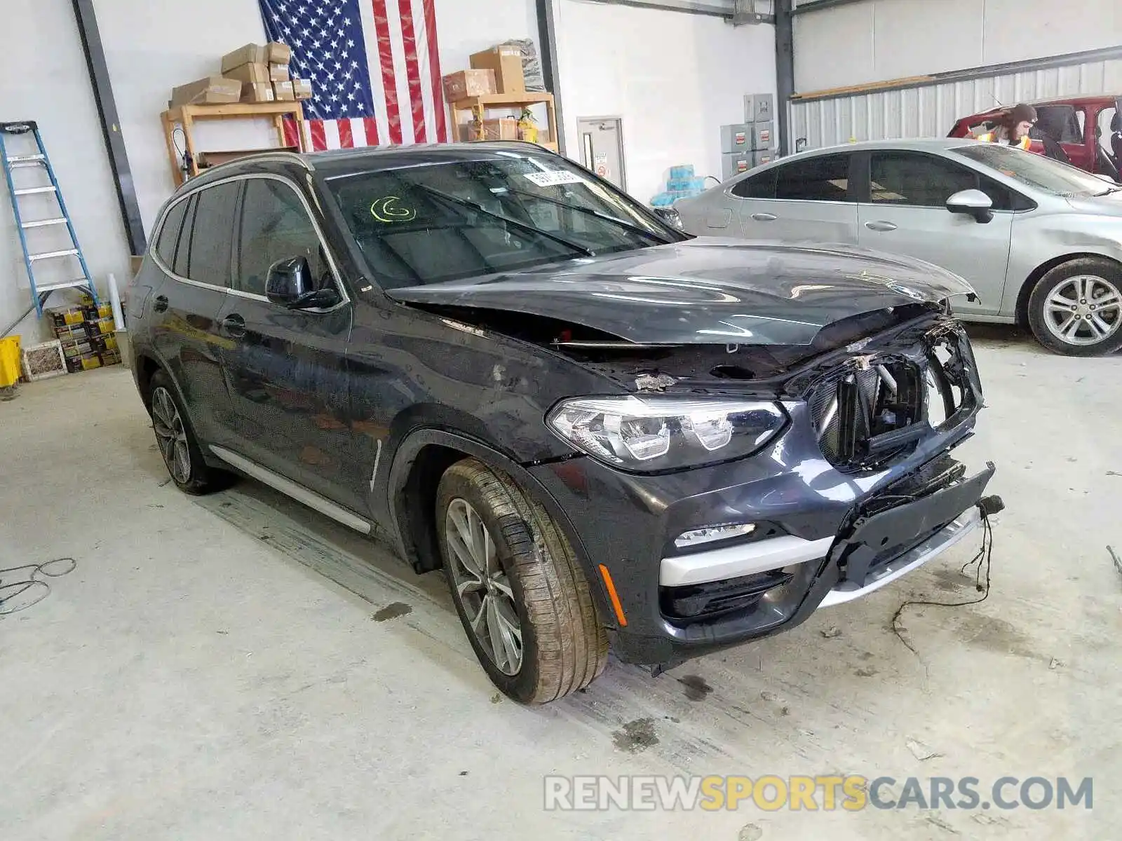 1 Photograph of a damaged car 5UXTR7C55KLF26176 BMW X3 SDRIVE3 2019