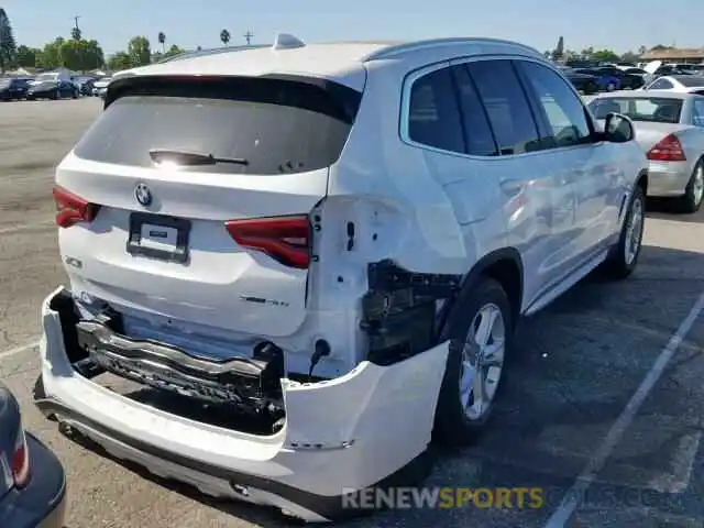 4 Photograph of a damaged car 5UXTR7C55KLF37811 BMW X3 SDRIVE3 2019