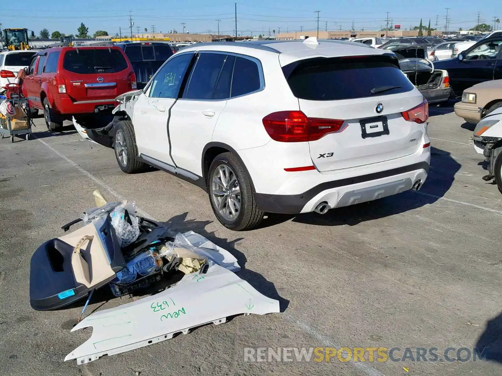 3 Photograph of a damaged car 5UXTR7C55KLR52981 BMW X3 SDRIVE3 2019