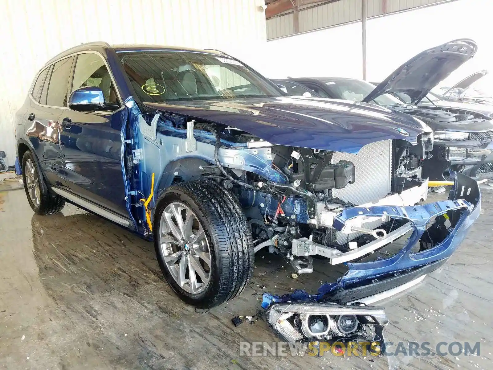 1 Photograph of a damaged car 5UXTR7C56KLE96248 BMW X3 SDRIVE3 2019