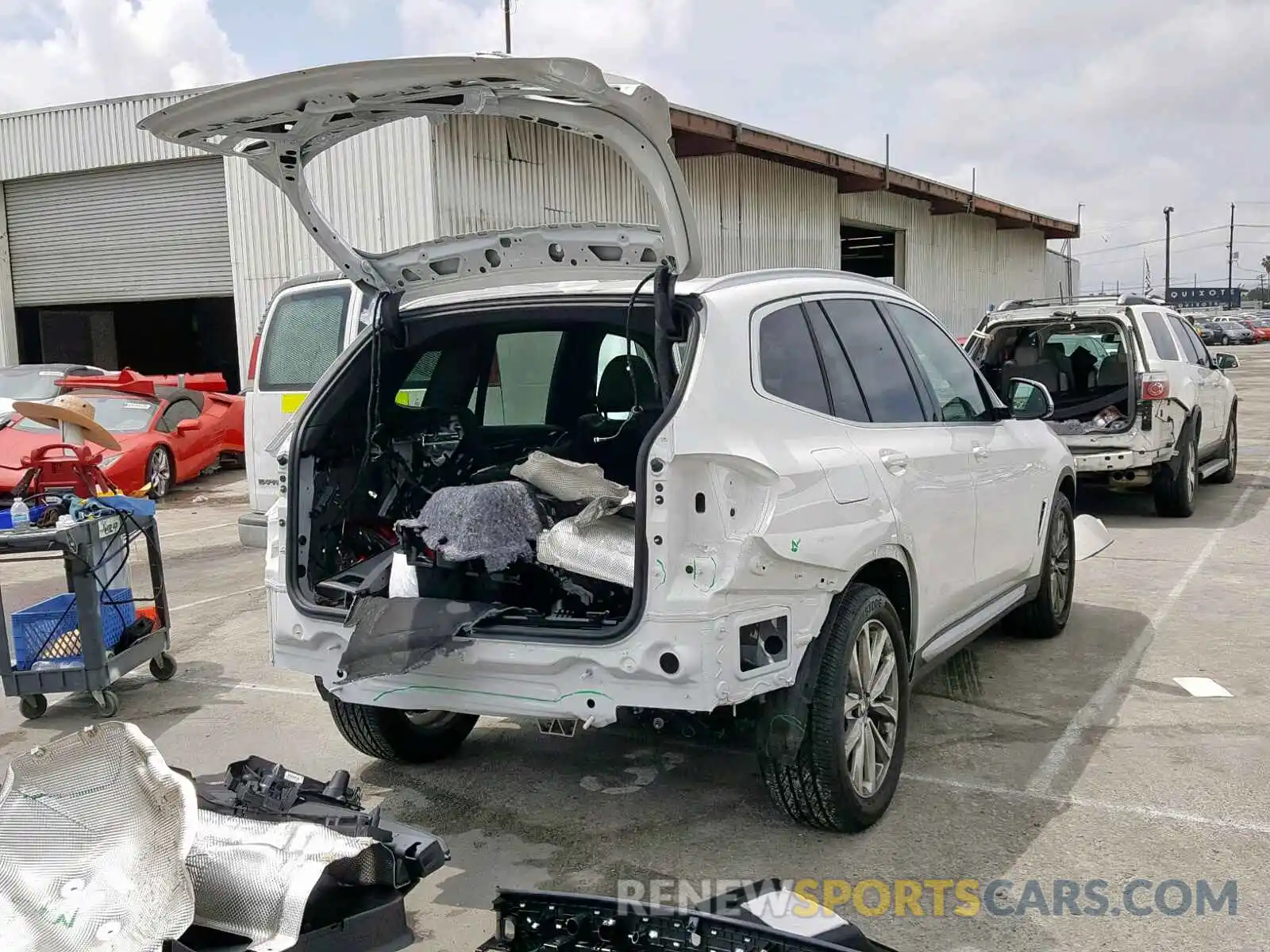 4 Фотография поврежденного автомобиля 5UXTR7C56KLF32892 BMW X3 SDRIVE3 2019