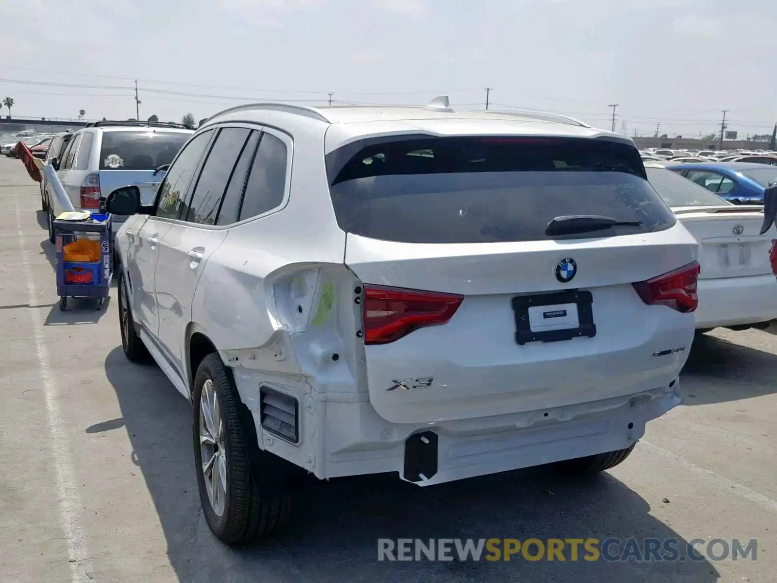 3 Photograph of a damaged car 5UXTR7C56KLF34125 BMW X3 SDRIVE3 2019
