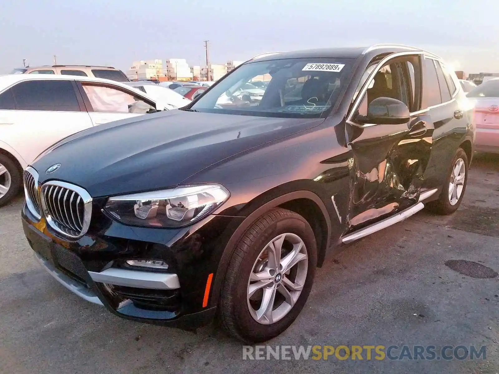 2 Photograph of a damaged car 5UXTR7C56KLF35565 BMW X3 SDRIVE3 2019