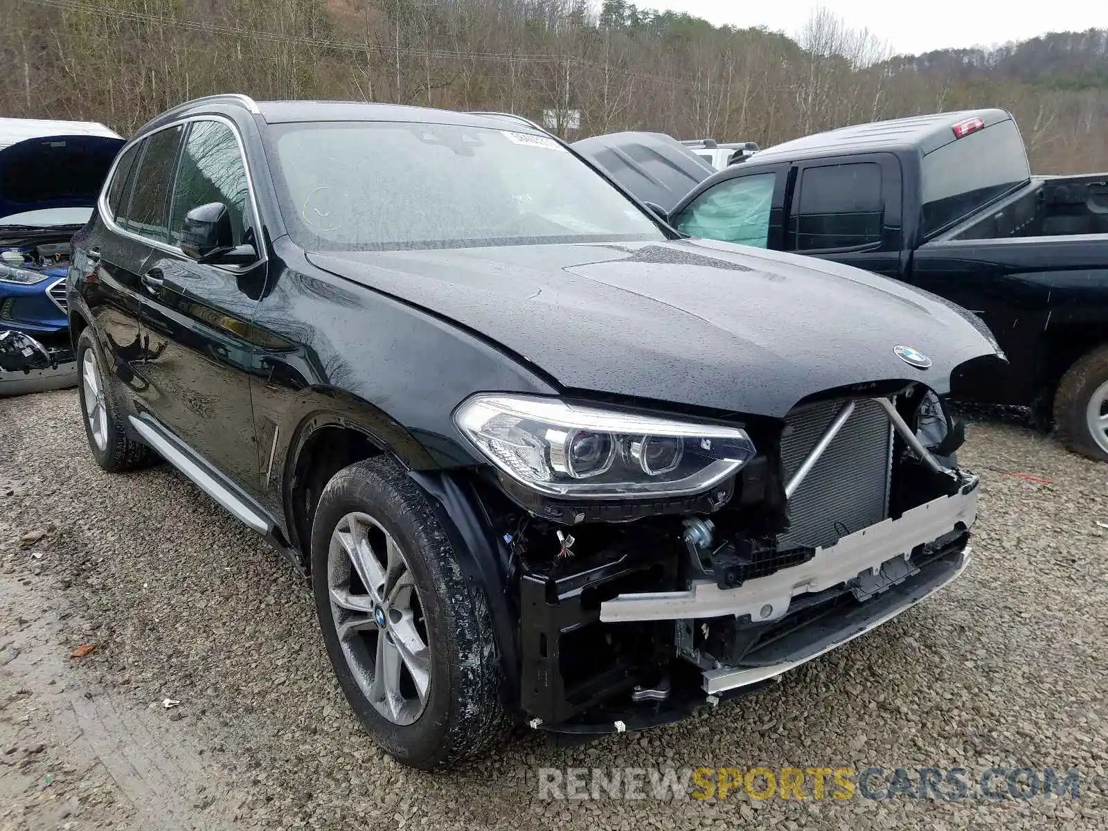 1 Photograph of a damaged car 5UXTR7C56KLR39527 BMW X3 SDRIVE3 2019