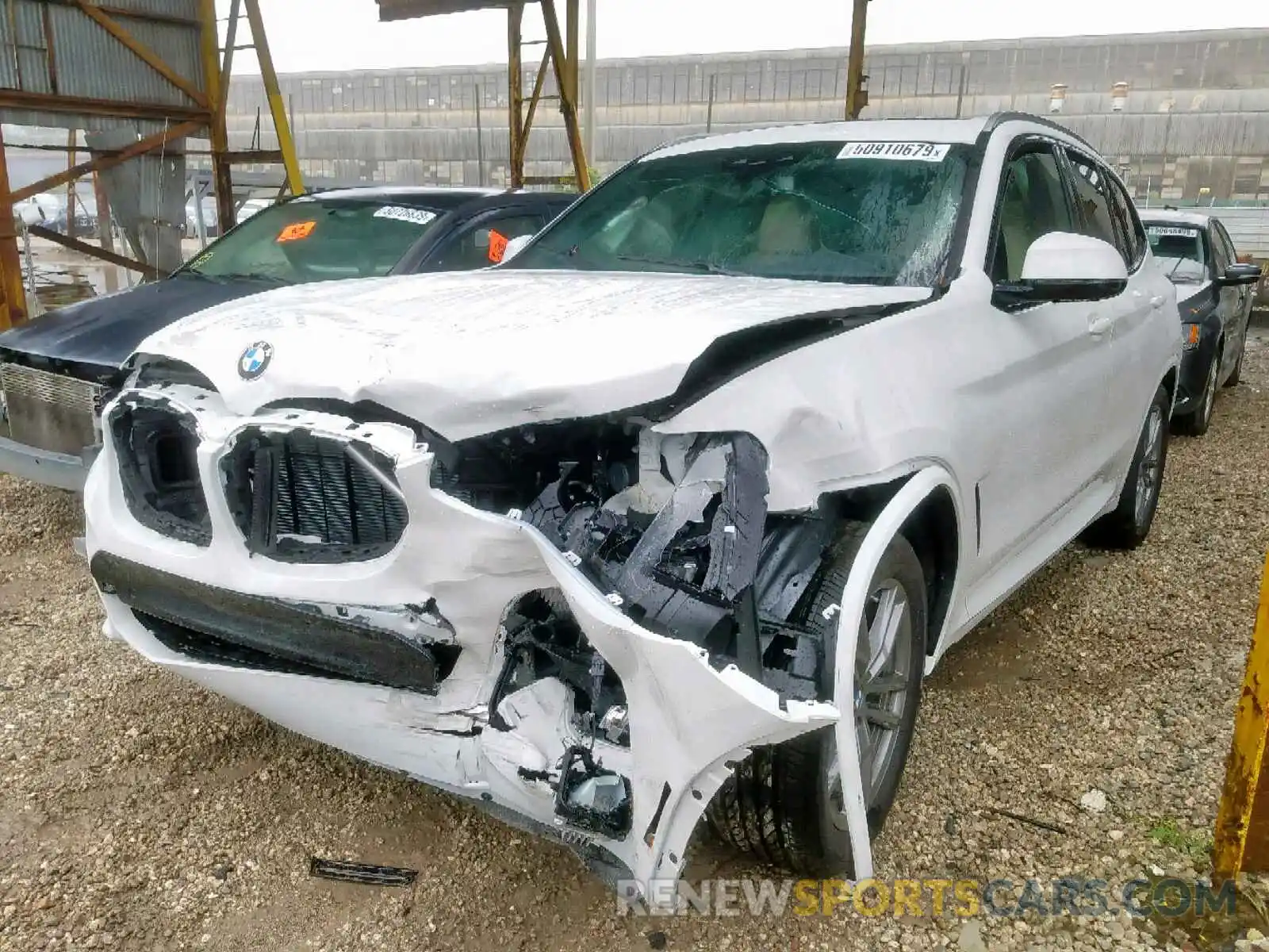 2 Photograph of a damaged car 5UXTR7C56KLR51595 BMW X3 SDRIVE3 2019