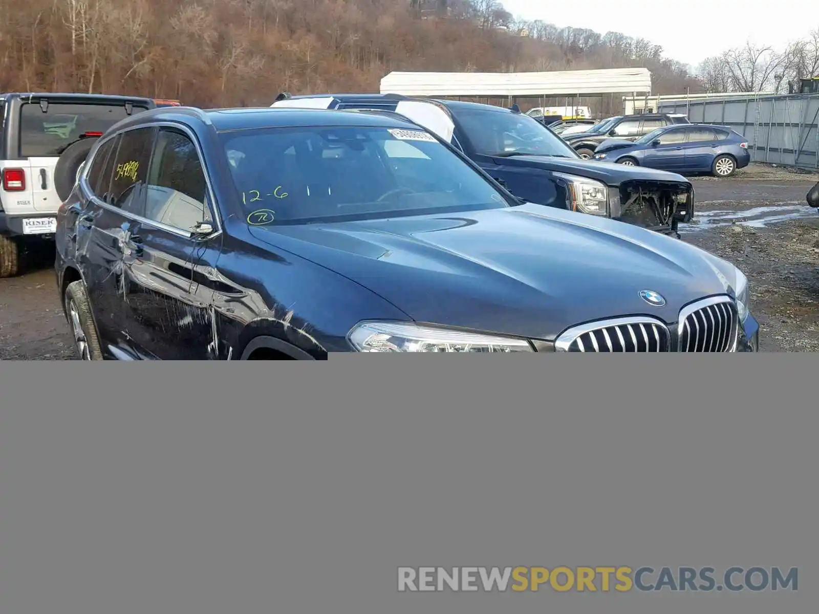 1 Photograph of a damaged car 5UXTR7C57KLA48309 BMW X3 SDRIVE3 2019