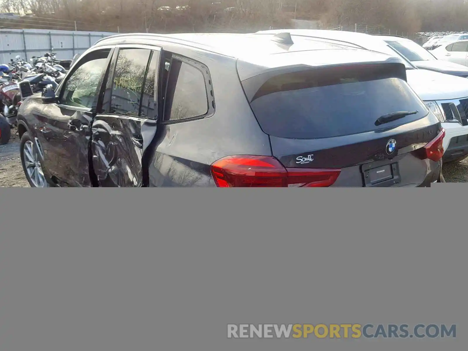 3 Photograph of a damaged car 5UXTR7C57KLA48309 BMW X3 SDRIVE3 2019