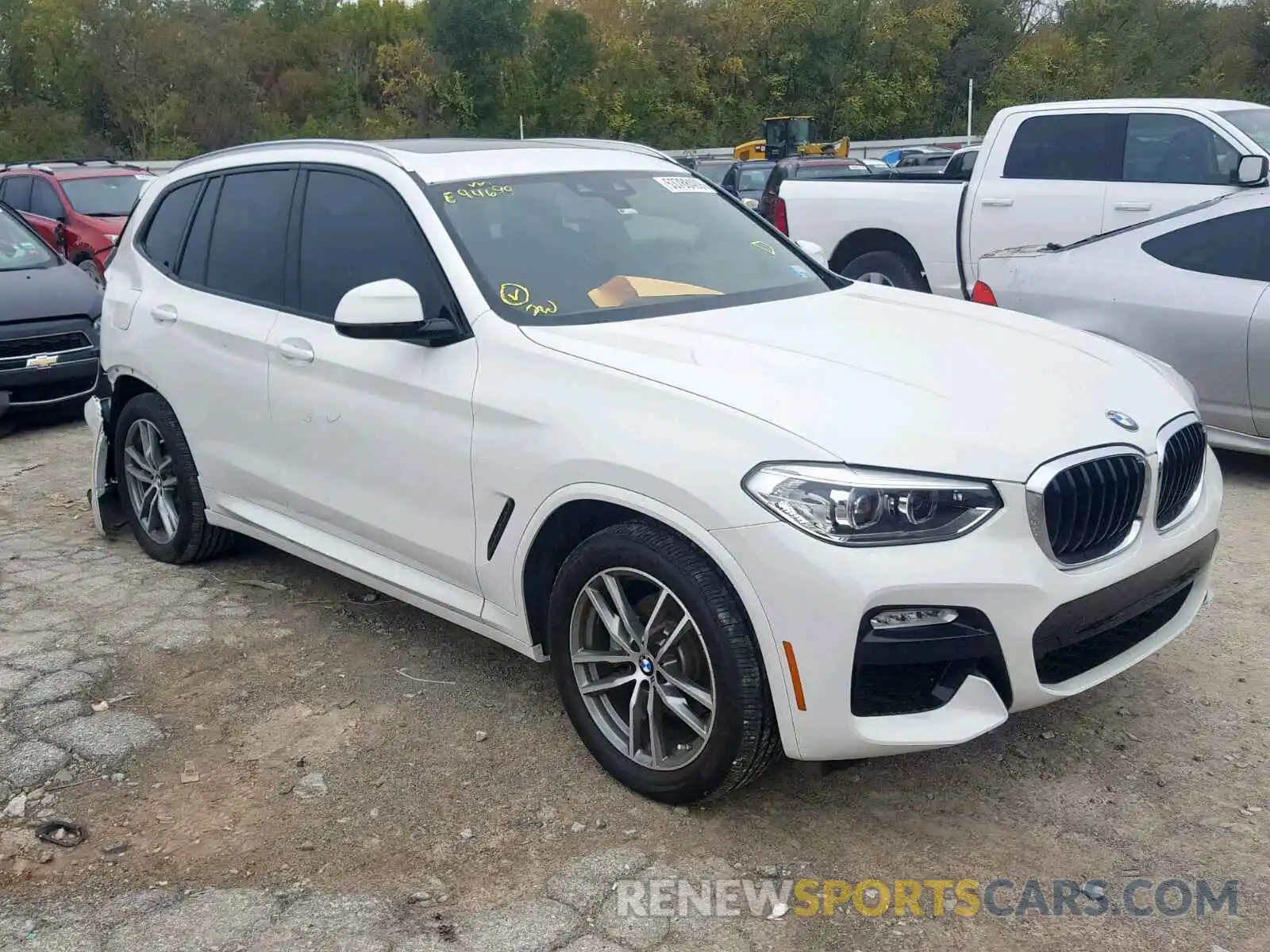 1 Photograph of a damaged car 5UXTR7C57KLE94699 BMW X3 SDRIVE3 2019