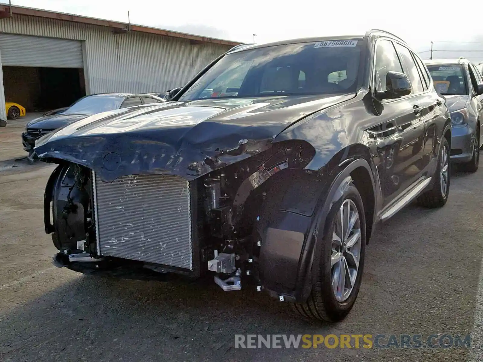 2 Photograph of a damaged car 5UXTR7C57KLE98459 BMW X3 SDRIVE3 2019