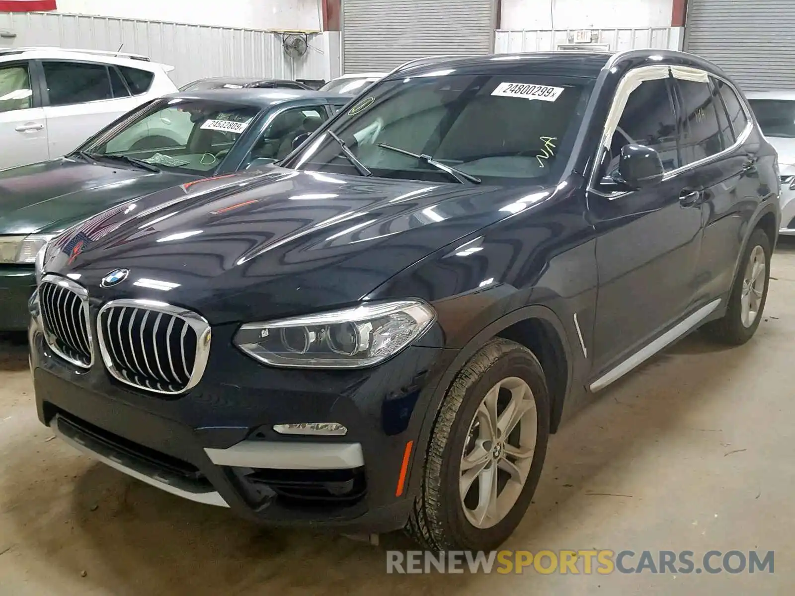 2 Photograph of a damaged car 5UXTR7C58KLE94632 BMW X3 SDRIVE3 2019