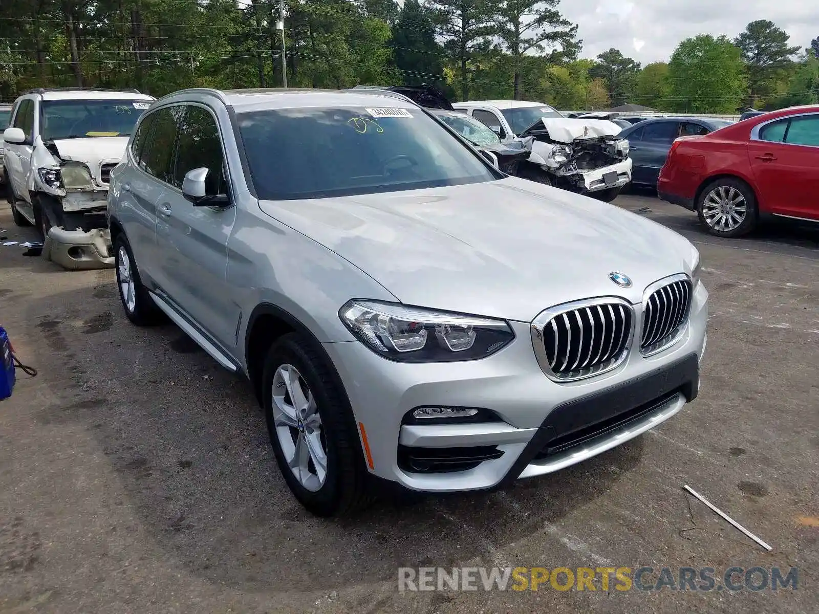 1 Photograph of a damaged car 5UXTR7C58KLF28357 BMW X3 SDRIVE3 2019