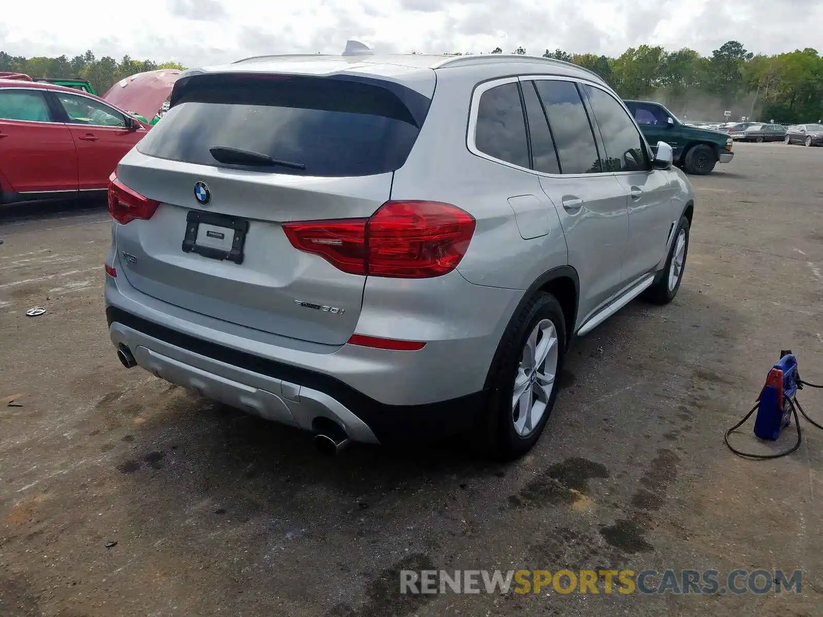 4 Фотография поврежденного автомобиля 5UXTR7C58KLF28357 BMW X3 SDRIVE3 2019