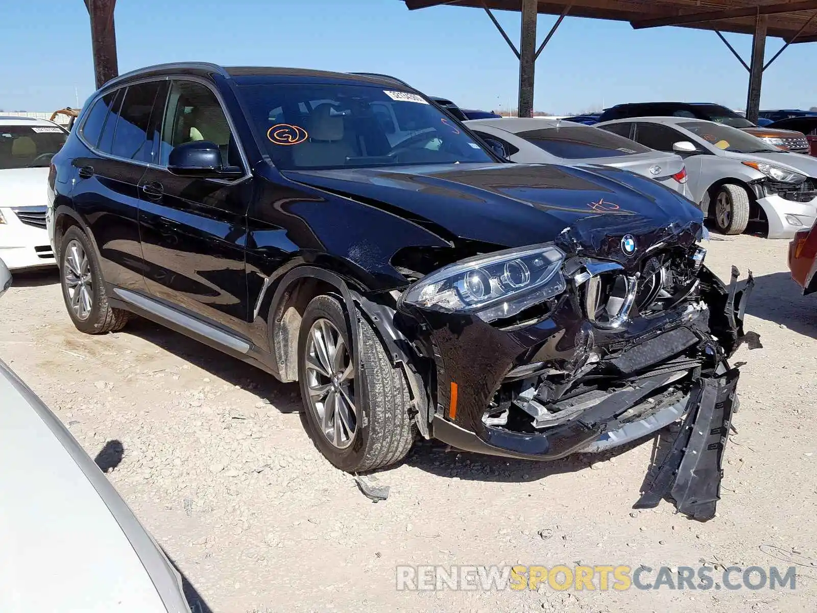 1 Photograph of a damaged car 5UXTR7C58KLF29685 BMW X3 SDRIVE3 2019