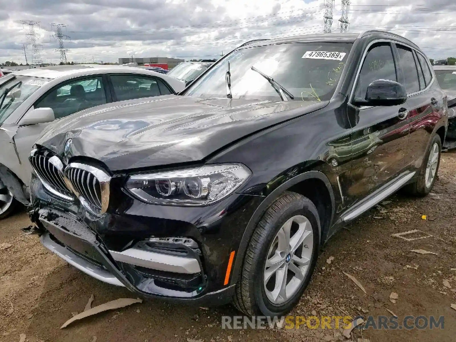 2 Photograph of a damaged car 5UXTR7C58KLR39481 BMW X3 SDRIVE3 2019