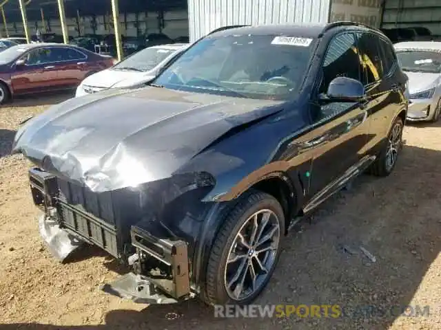 2 Photograph of a damaged car 5UXTR7C58KLR47208 BMW X3 SDRIVE3 2019