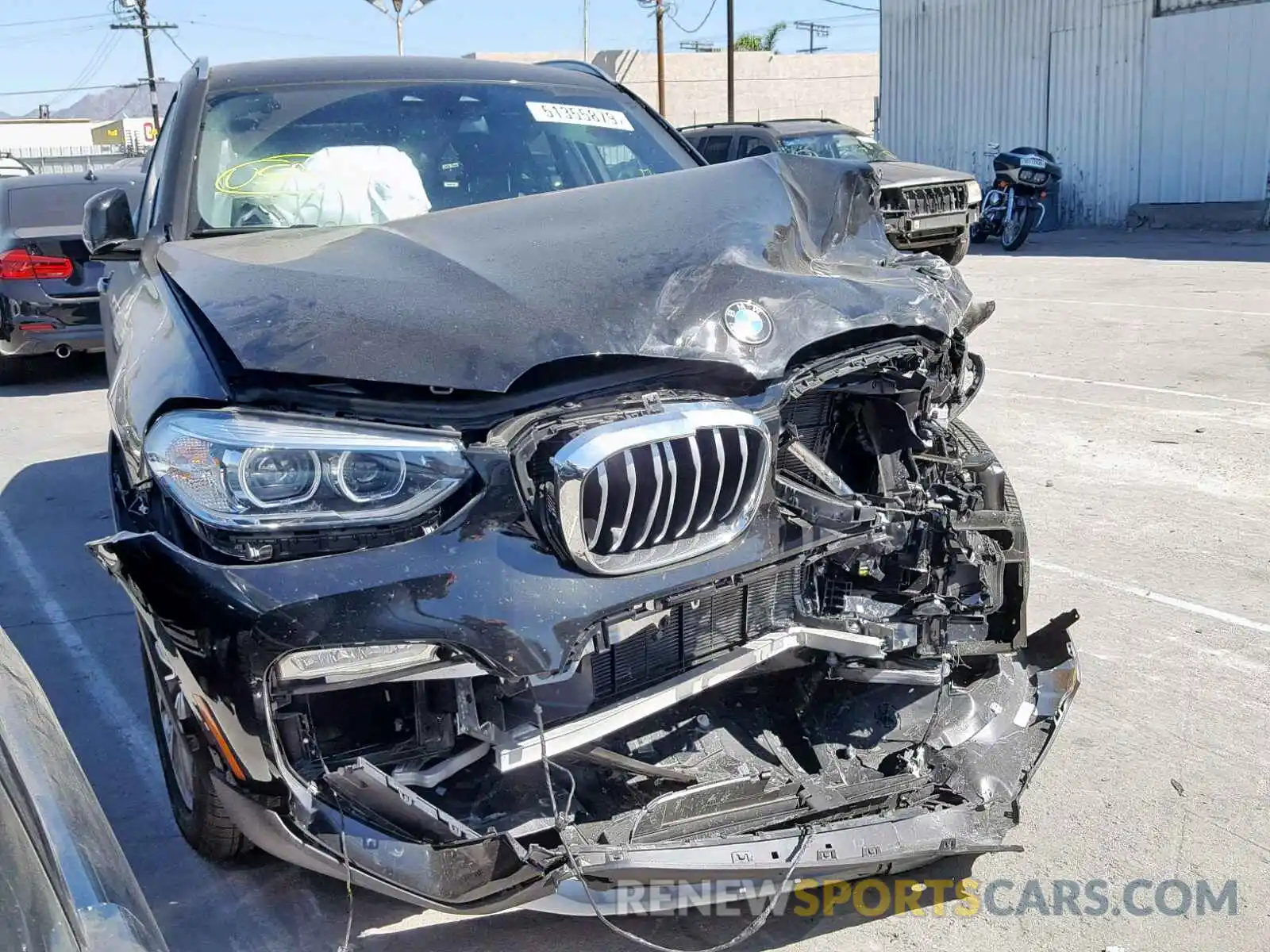 1 Photograph of a damaged car 5UXTR7C58KLR51405 BMW X3 SDRIVE3 2019