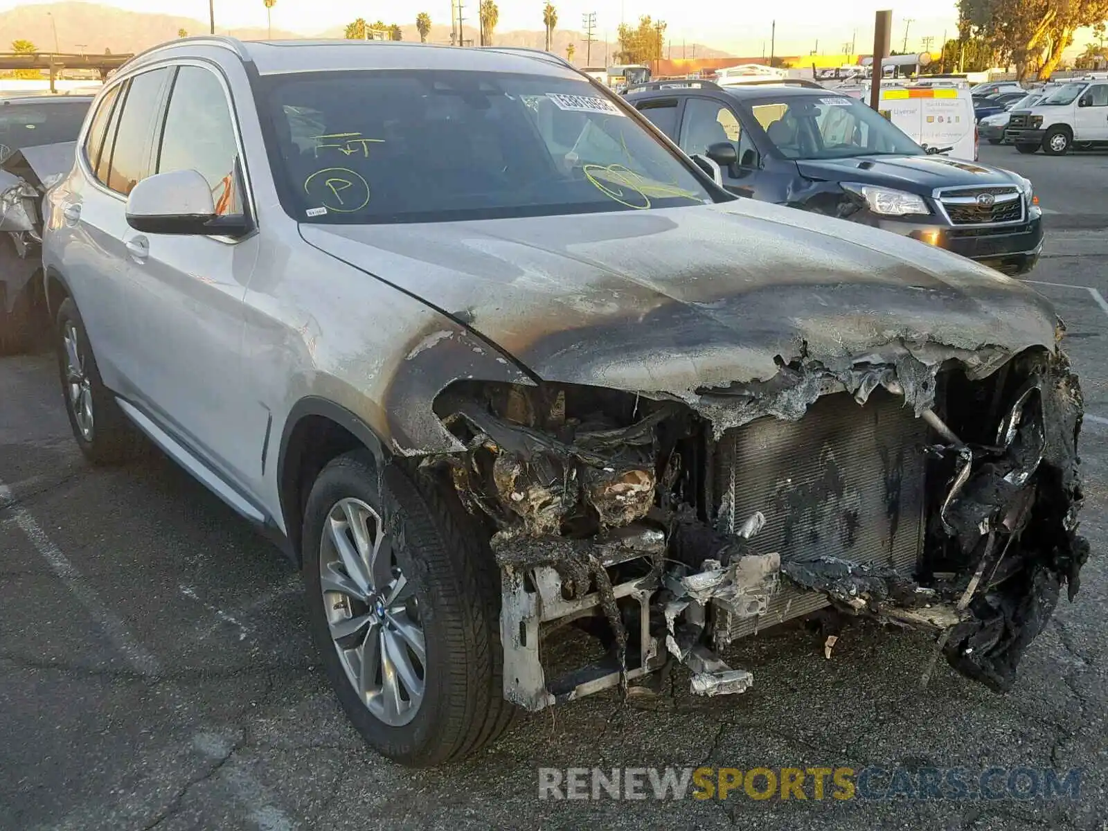 1 Photograph of a damaged car 5UXTR7C59KLE94123 BMW X3 SDRIVE3 2019