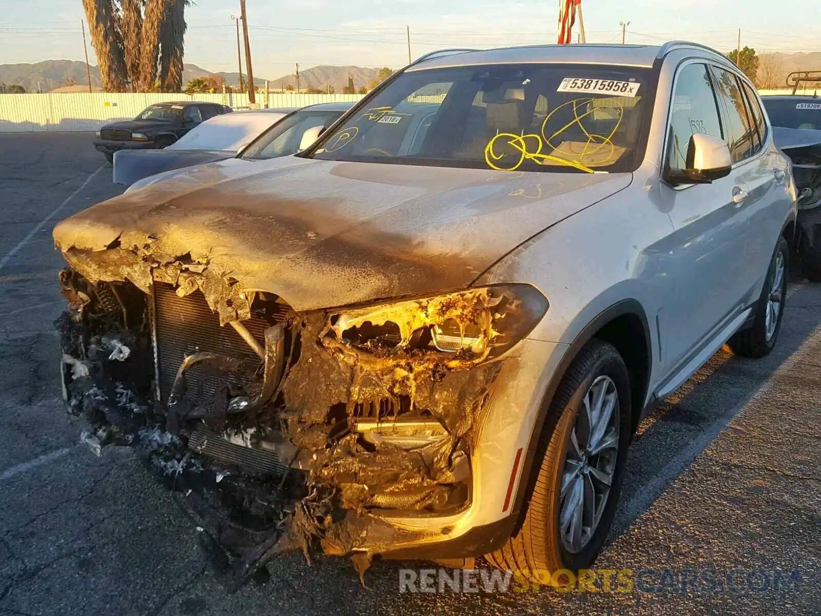 2 Photograph of a damaged car 5UXTR7C59KLE94123 BMW X3 SDRIVE3 2019