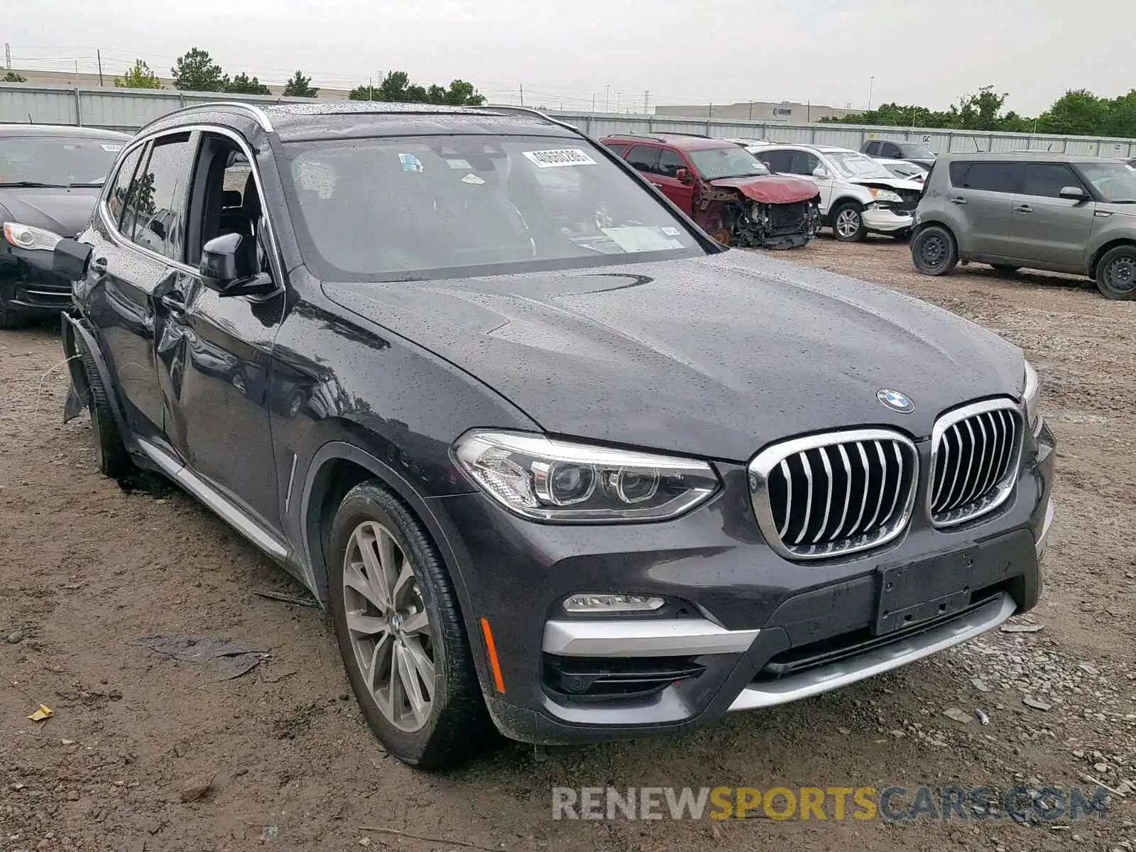 1 Photograph of a damaged car 5UXTR7C59KLE94509 BMW X3 SDRIVE3 2019