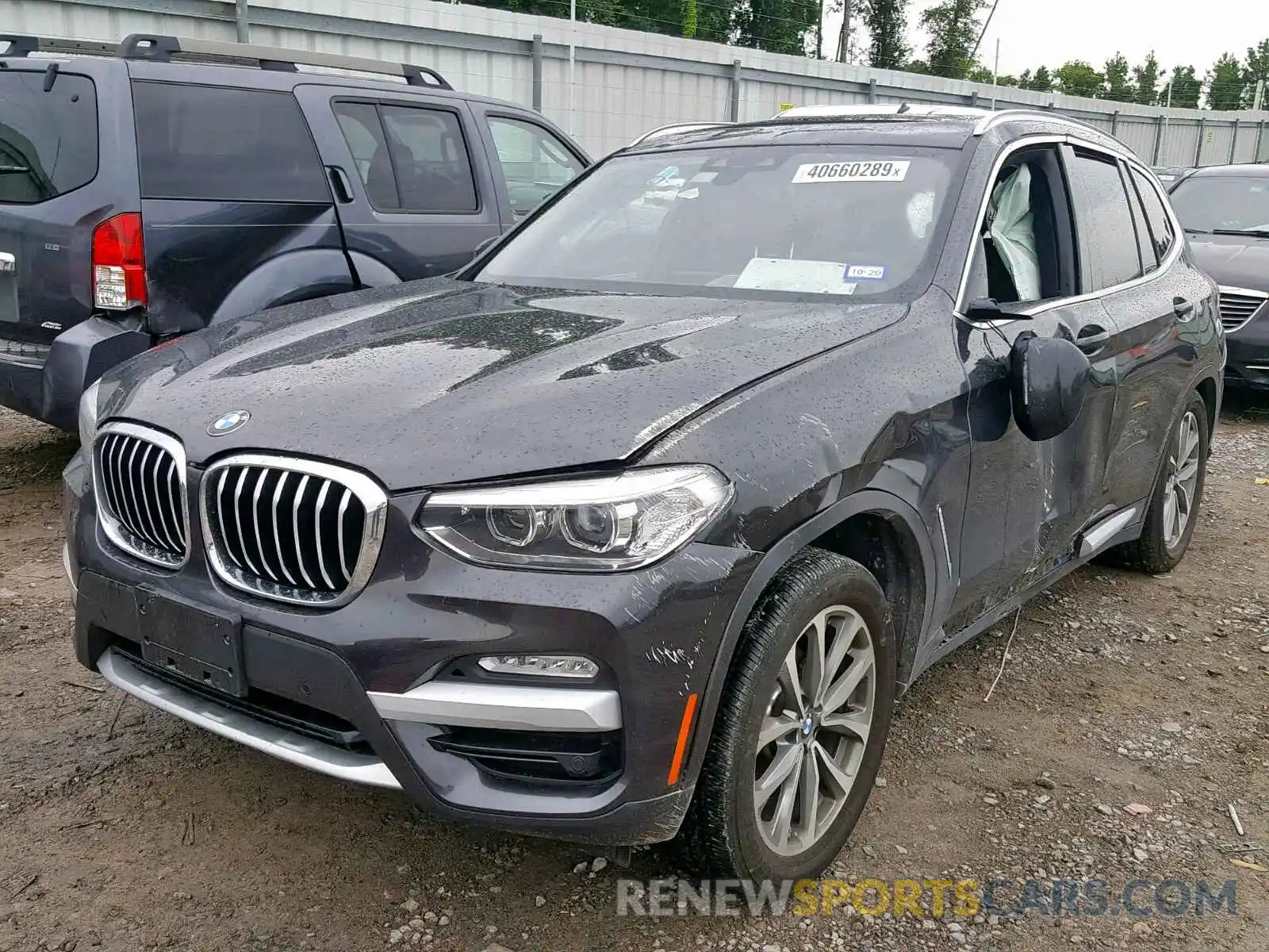 2 Photograph of a damaged car 5UXTR7C59KLE94509 BMW X3 SDRIVE3 2019