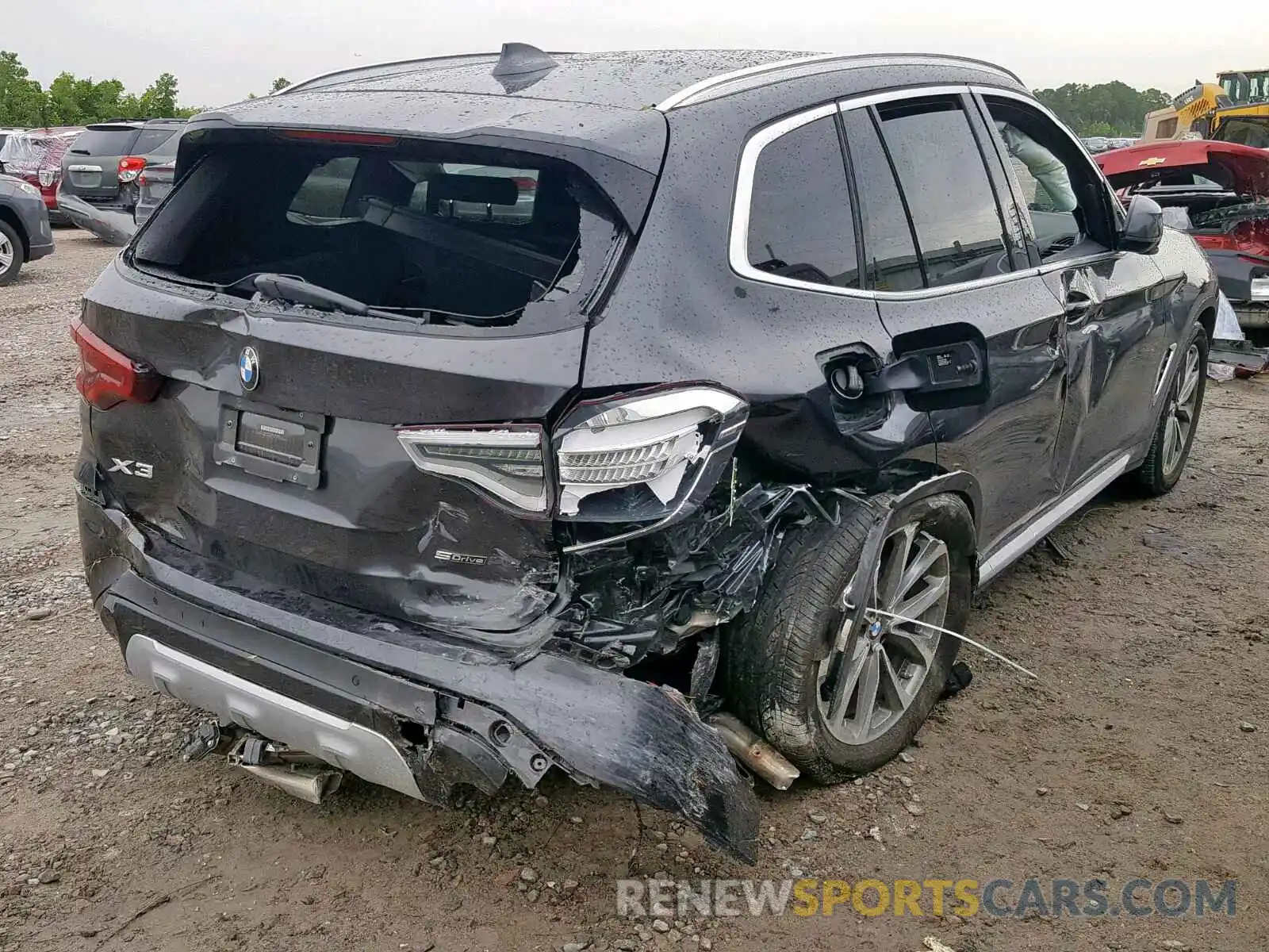 4 Фотография поврежденного автомобиля 5UXTR7C59KLE94509 BMW X3 SDRIVE3 2019