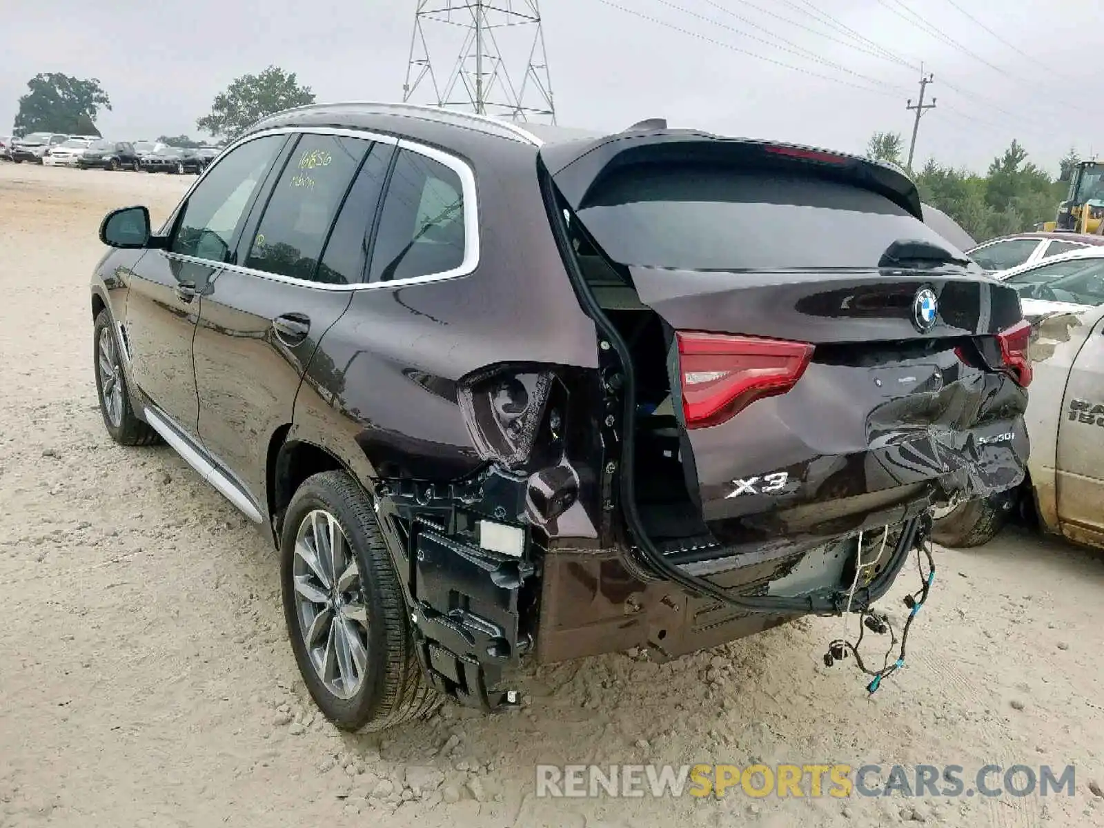 3 Photograph of a damaged car 5UXTR7C59KLF25273 BMW X3 SDRIVE3 2019